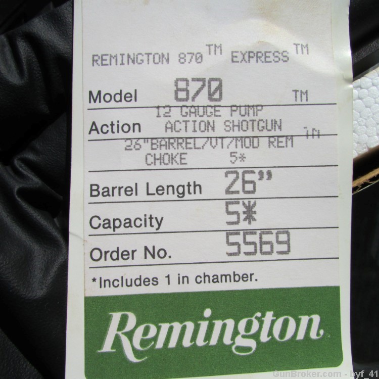 NEW OLD STOCK NOS Green Box Remington 870 12 ga Fans of 1100 788 BDL 11-87-img-14