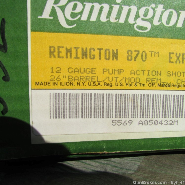 NEW OLD STOCK NOS Green Box Remington 870 12 ga Fans of 1100 788 BDL 11-87-img-3