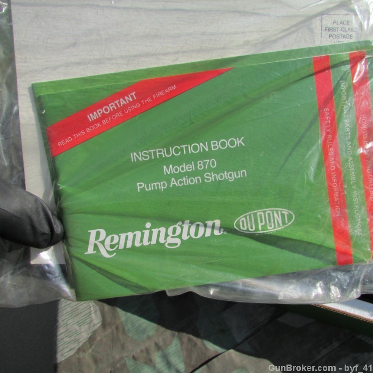 NEW OLD STOCK NOS Green Box Remington 870 12 ga Fans of 1100 788 BDL 11-87-img-12