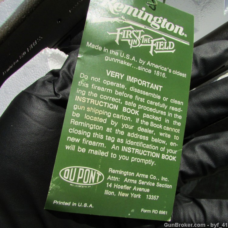 NEW OLD STOCK NOS Green Box Remington 870 12 ga Fans of 1100 788 BDL 11-87-img-15