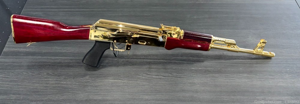 NIB Century Arms VSKA AK-47 Gold-img-0