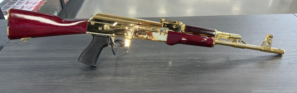 NIB Century Arms VSKA AK-47 Gold-img-4