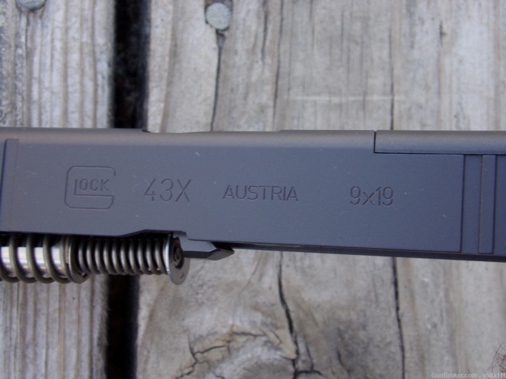 Glock 43X MOS complete slide upper NEW Austria Actual pics-img-4