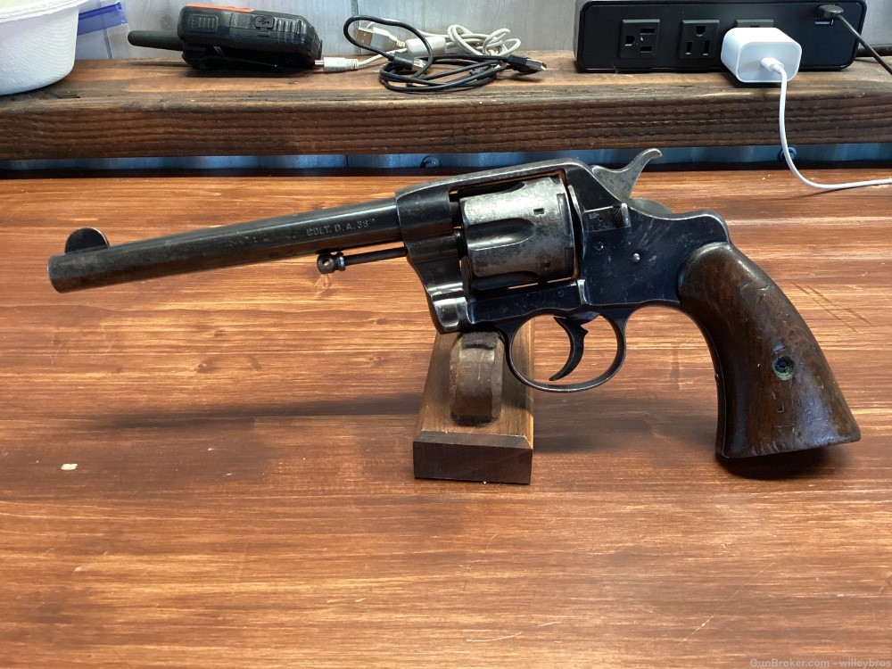 1885 Colt Navy DA38 .38 Colt 6” w/ 1895 Arsenal Upgrade Great Bore/Timging-img-0
