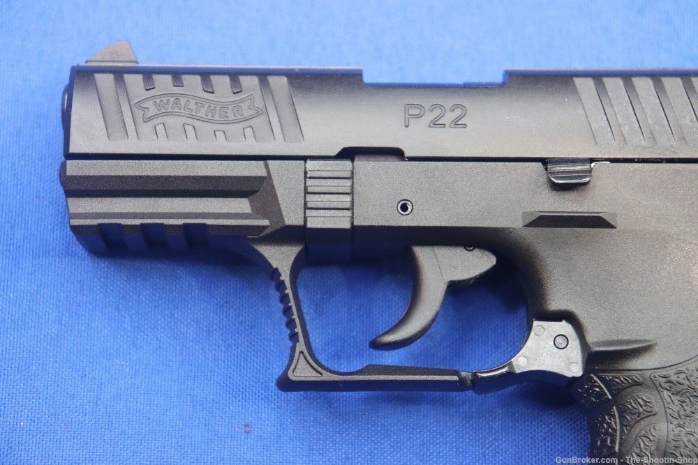 Walther Model P22Q Pistol 22LR 10RD NEW P-22 THREADED Black NEW P22 2-MAGS -img-3