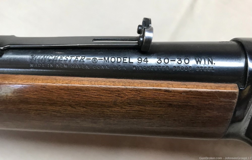 1964 Winchester model 94, lever action .30-30 rifle. Collectible.-img-3