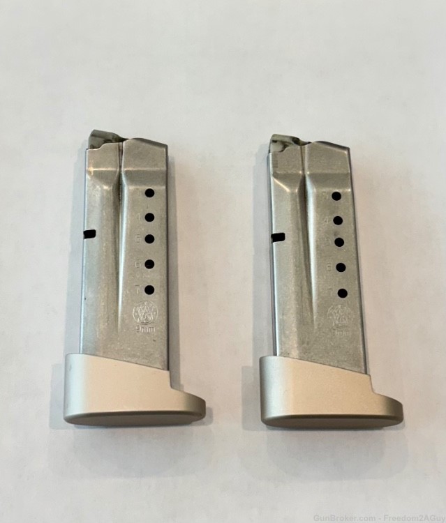 S&W Shield 7rd Magazines With HYVE +1 Baseplates -img-1