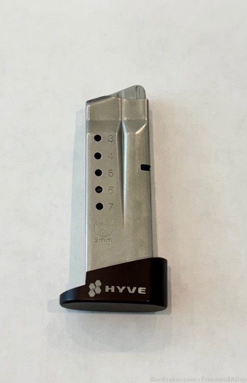 S&W Shield 7rd Magazine With HYVE +1 Baseplate-img-0