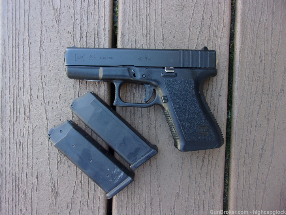 Glock 23 .40 S&W 4" Gen 2 Pistol Made In 1995 Mass OK NICE G23 $1START-img-19