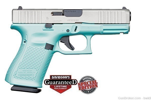 ACG-57028 glock 19 g5 gen 5 15rd 9mm tiffany robin egg blue new  9 -img-0