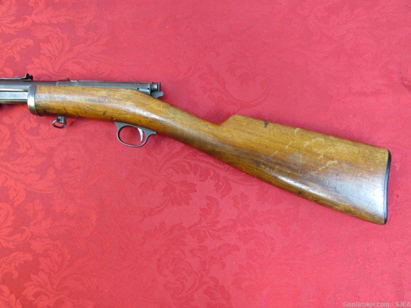 UNUSUAL STEVENS GALLERY No 80 PUMP ACTION 22 Cal. RIFLE -img-11