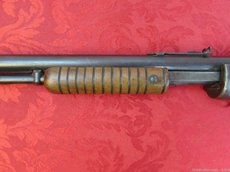 UNUSUAL STEVENS GALLERY No 80 PUMP ACTION 22 Cal. RIFLE -img-13