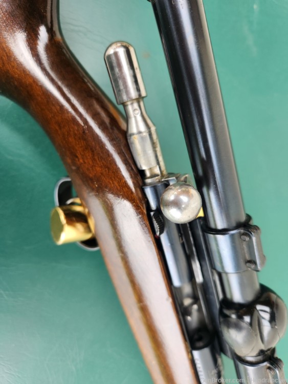 Anschutz Model 1360 .22 LR Single Shot Bolt Action Rifle with Weaver Scope-img-1