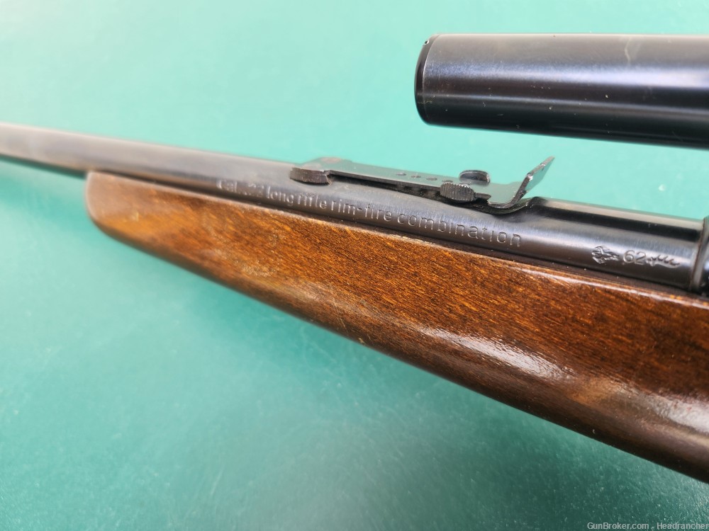 Anschutz Model 1360 .22 LR Single Shot Bolt Action Rifle with Weaver Scope-img-5