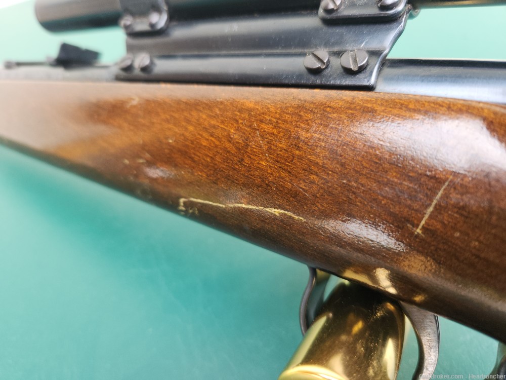 Anschutz Model 1360 .22 LR Single Shot Bolt Action Rifle with Weaver Scope-img-12