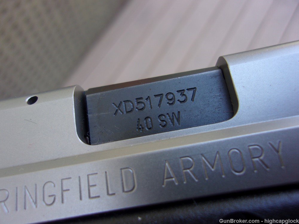 Springfield Armory XD-40 .40 S&W 4" BI TONE XD Pistol Pack & 4 mags $1START-img-10