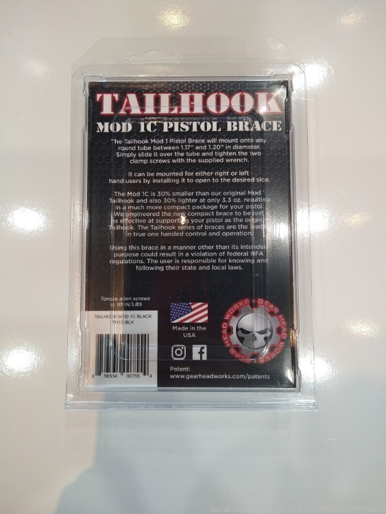 NEW Tailhook Mod 1C pistol brace-img-1
