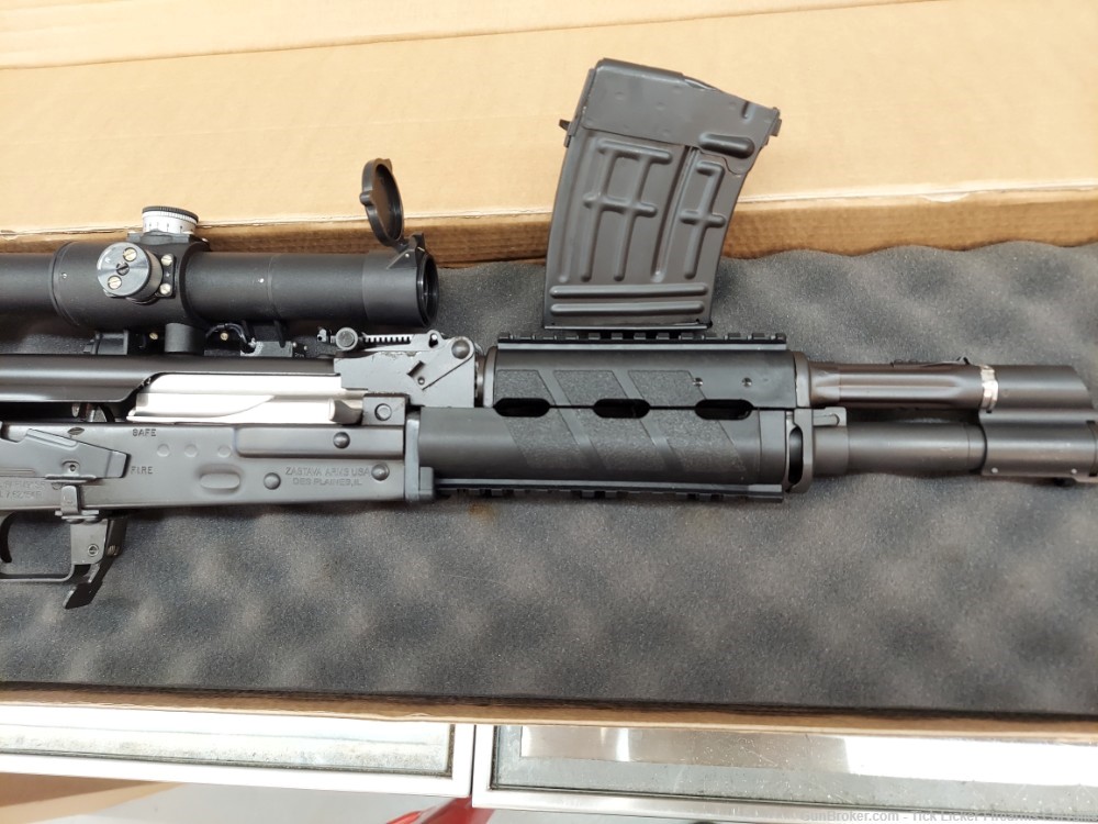 ZASTAVA M91 SNIPER RIFLE 7.62X54R 24" WITH SCOPE UNFIRED-img-1
