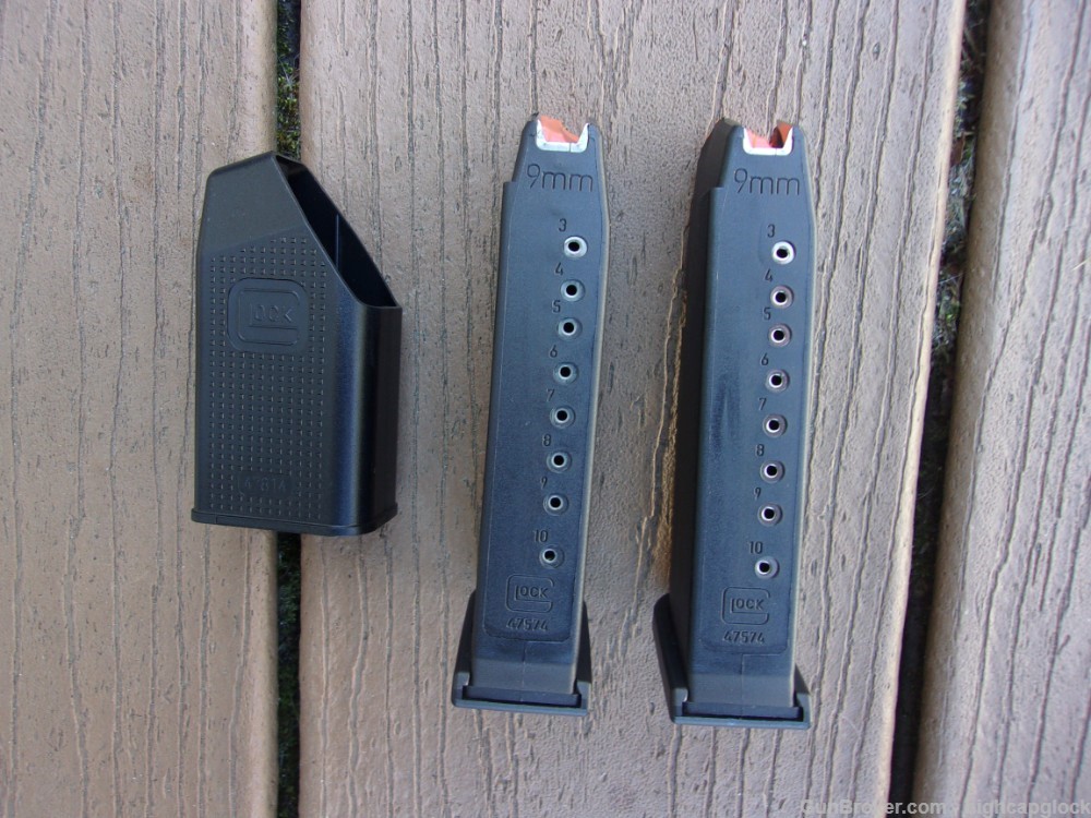 Glock 48 9mm 4" Semi Auto Pistol 99% Hardly Fired In Box Thin Frame $1START-img-14