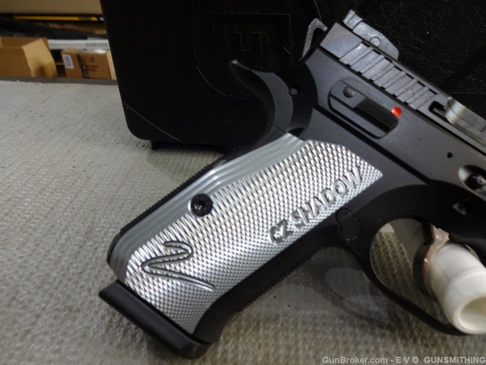 CZ Shadow 2 Compact Frame 9mm Luger 15+1, 4" Black Steel Barrel 91252 -img-2