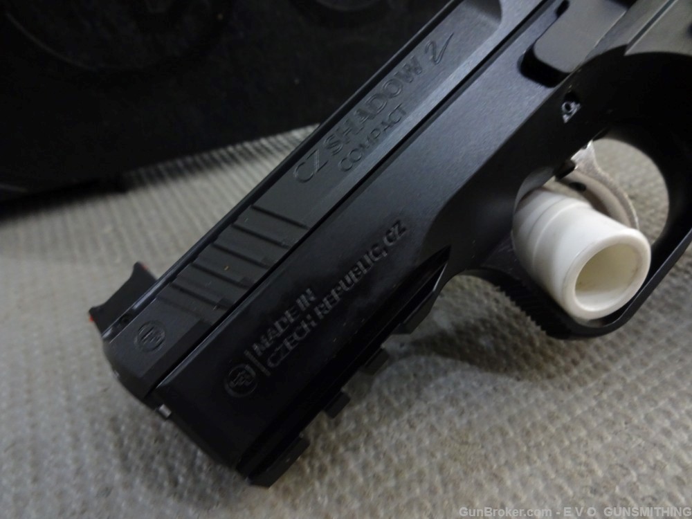 CZ Shadow 2 Compact Frame 9mm Luger 15+1, 4" Black Steel Barrel 91252 -img-10