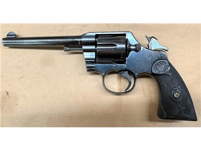 Colt Army Special 38, DBL Action with 6-inch barrel