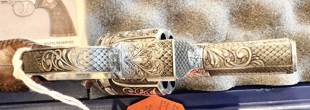 Spectacular custom Colt Python Full Coverage Custom Engraved-img-3