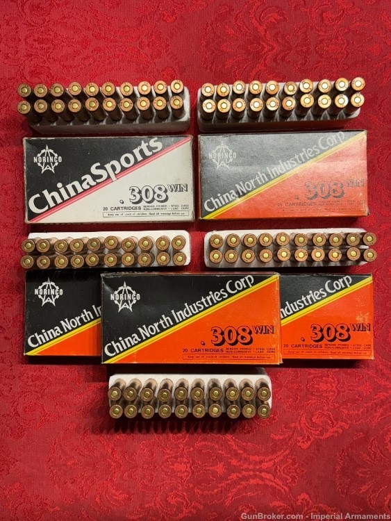 Chinese .308 Ammo Preban Norinco 7.62x51 Ammuntion-img-0