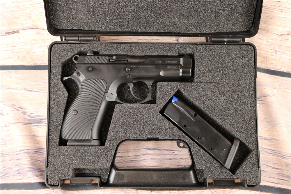 CZ 75 Compact 9mm 3 3/4" Barrel Box 2 Mags 15 Rounds-img-0