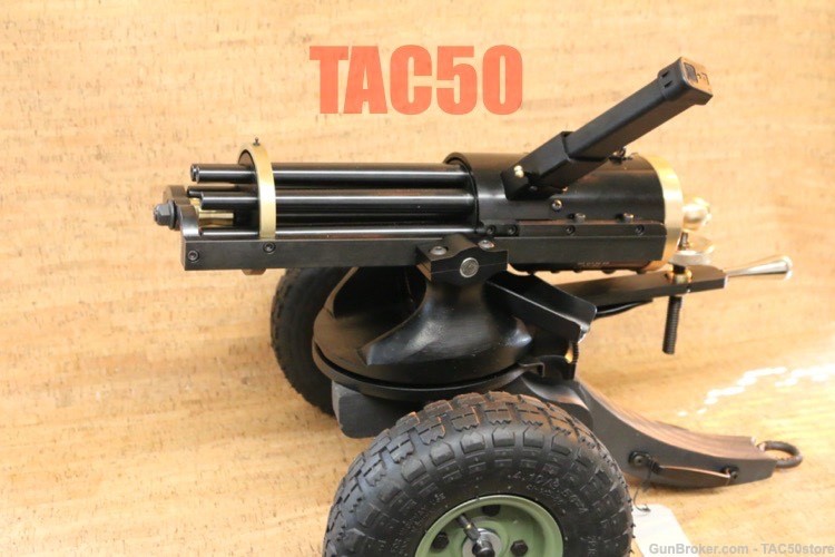 Tippmann Armory TG-900 GATLING GUN 9MM TAKES GLOCK MAGS CART INCLUDED-img-5