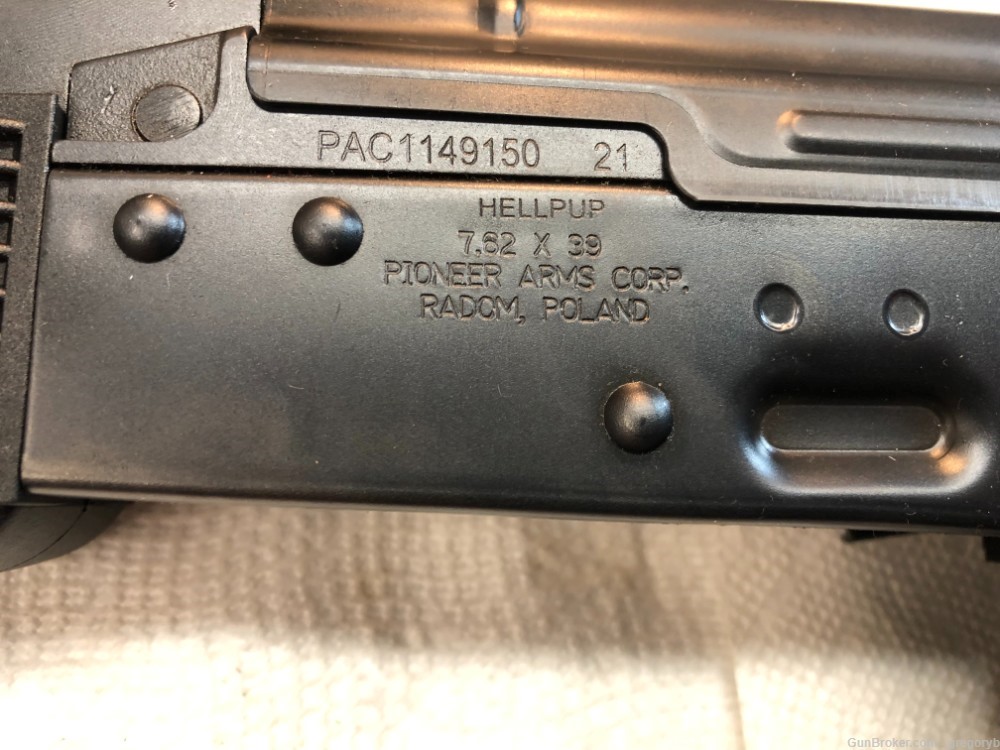 Poland Radom Hellpup AK-47, 7.62x39, 5 mag's, sling, mag's pouch.-img-11