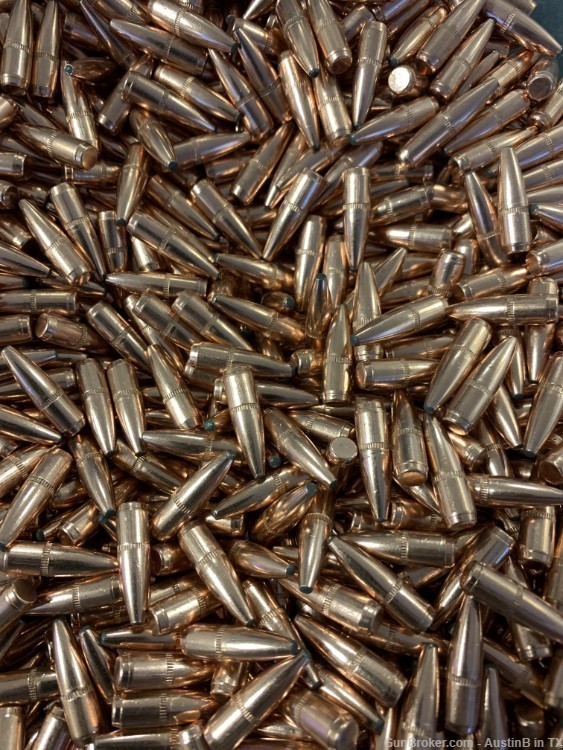 Federal Fusion 5.56 .224 62gr Pulled Bonded Bullets. 100ct. With canellure.-img-0