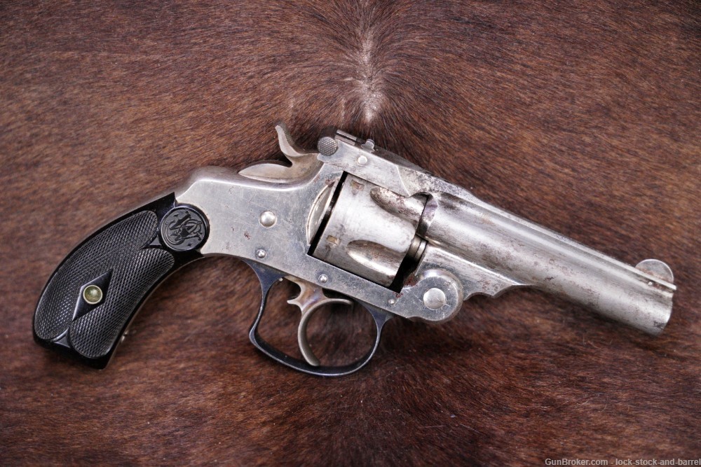 Smith & Wesson S&W 32 Double Action 3rd Model 3" Revolver 1882-1883 Antique-img-2