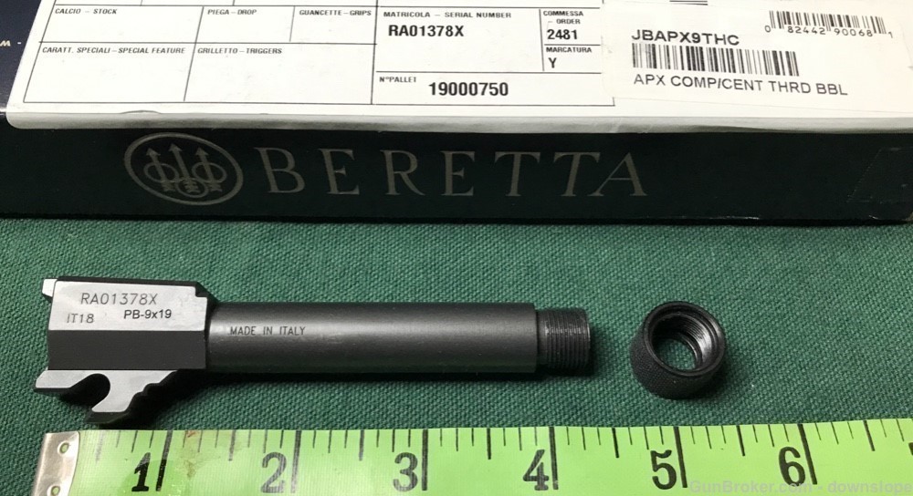 APX * COMPACT or CENTURION * Beretta 9mm Threaded Barrel -img-0