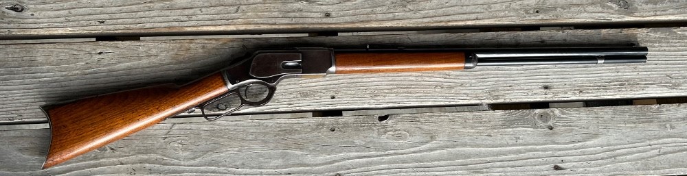 Winchester Model 1873 32-20 w.c.f. manufactured 1885-img-0