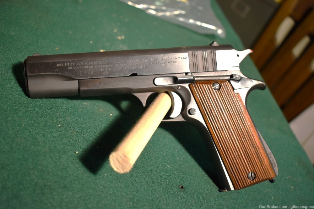 Ballester-Molina Gendarmerie Nacional semi-auto pistol, 11.25mm-img-1