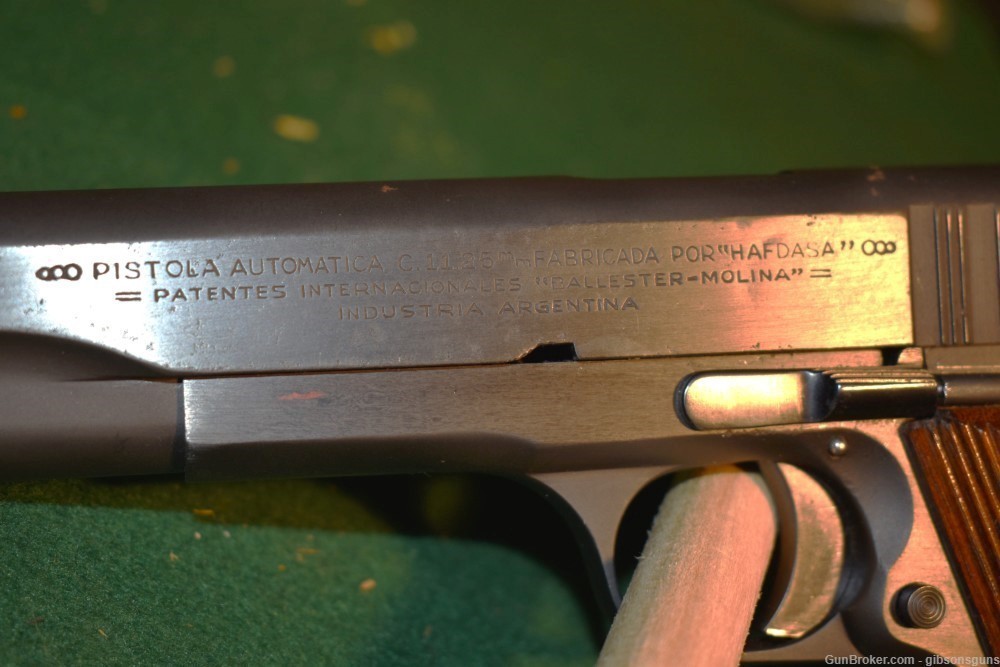Ballester-Molina Gendarmerie Nacional semi-auto pistol, 11.25mm-img-5