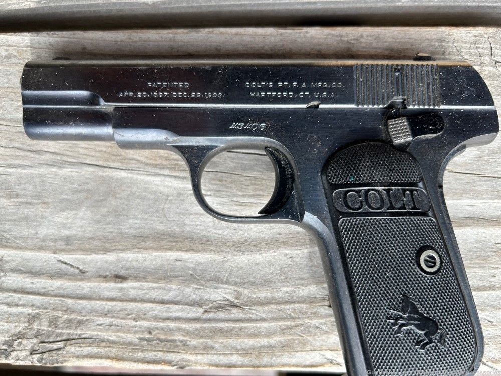 COLT Automatic Pistol 380 ACP 1908 manufactured 1920-img-2
