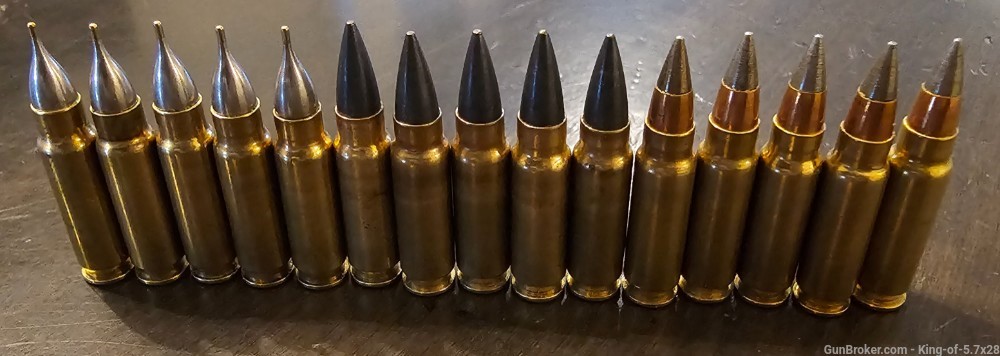 Rare FN 5.7x28mm  5.7x28 AP SS190 L191 SB193 DevestaTOR T6B -img-2