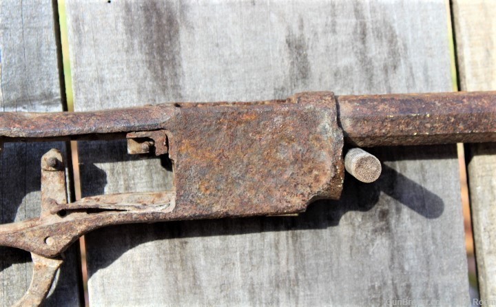 Winchester Centennial Rifle Model 1876 Excavated in Montana-img-4