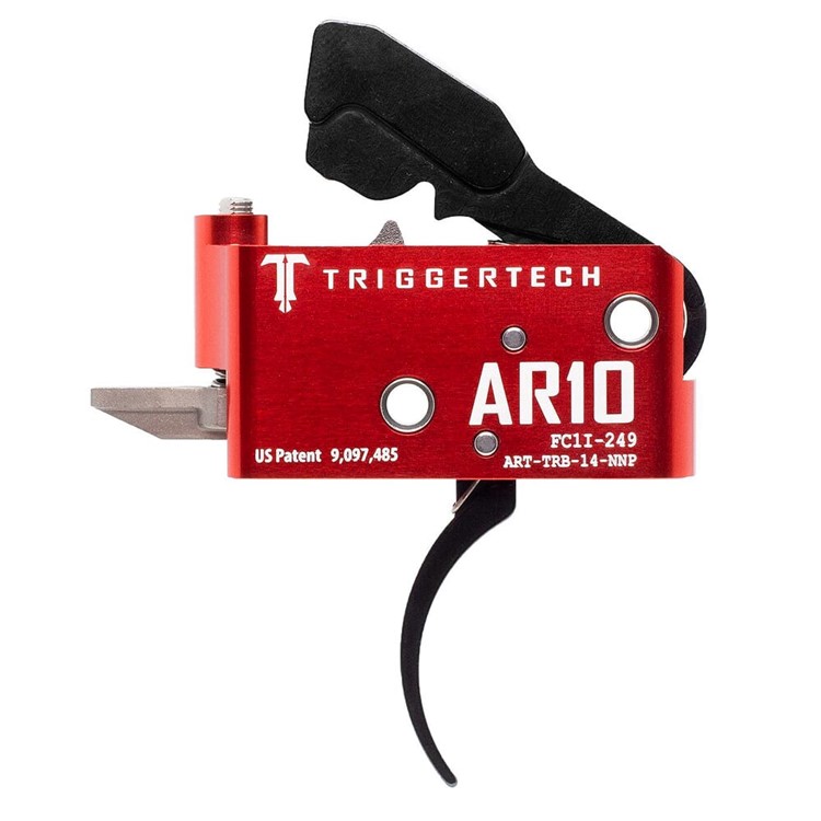 TriggerTech AR10 Two Stage Blk/Red AR Diamond Pro 1.5-4.0 lbs Trigger-img-0