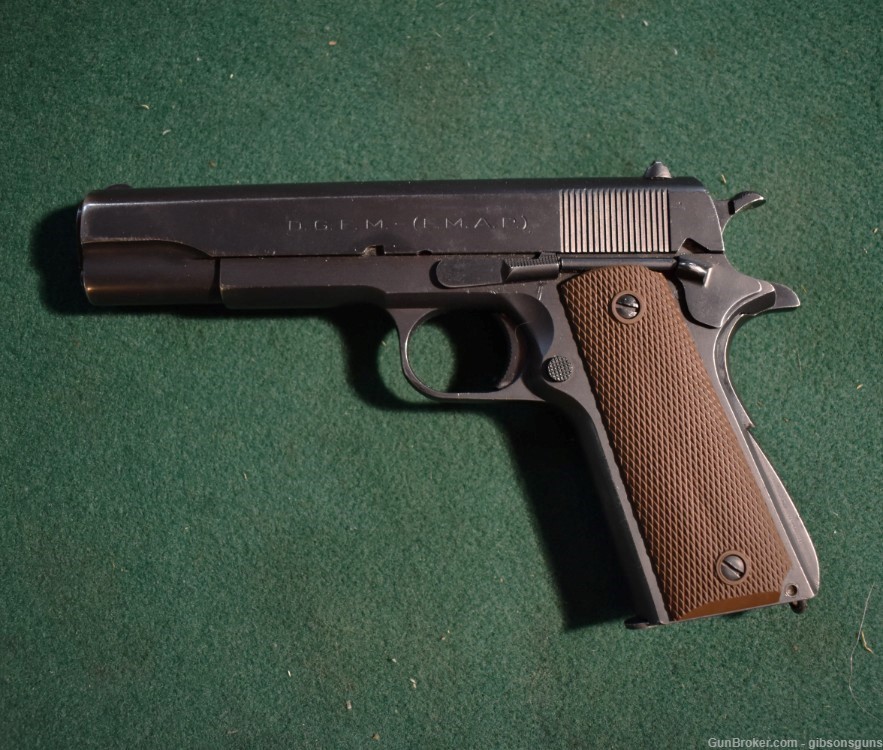 Very Rare Sistema Colt “A” Series Model 1927 semi-auto pistol, 11.25mm (.45-img-1