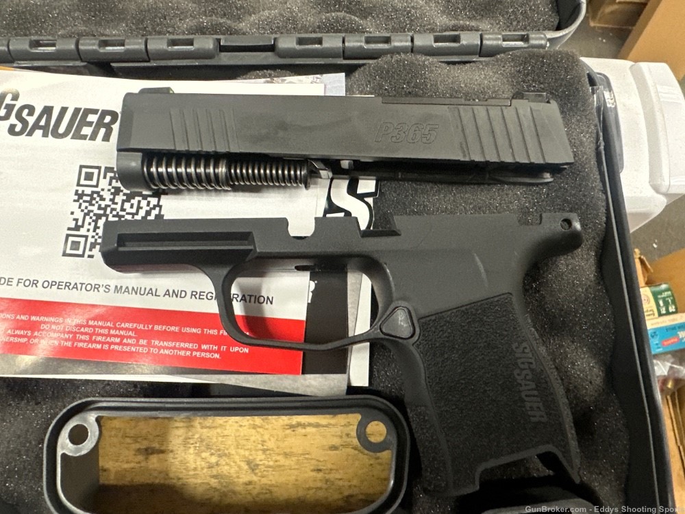 Sig Sauer P365 Slide and Barrel Assembly with grip frame-img-0