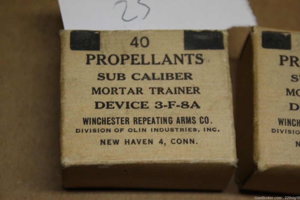 Subcaliber Mortar Trainer Device 3-F-8 Propellent Launching Blanks-img-1