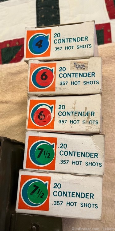 (5) Boxes T/C .357 Hotshots Ammo Penny Start-img-0