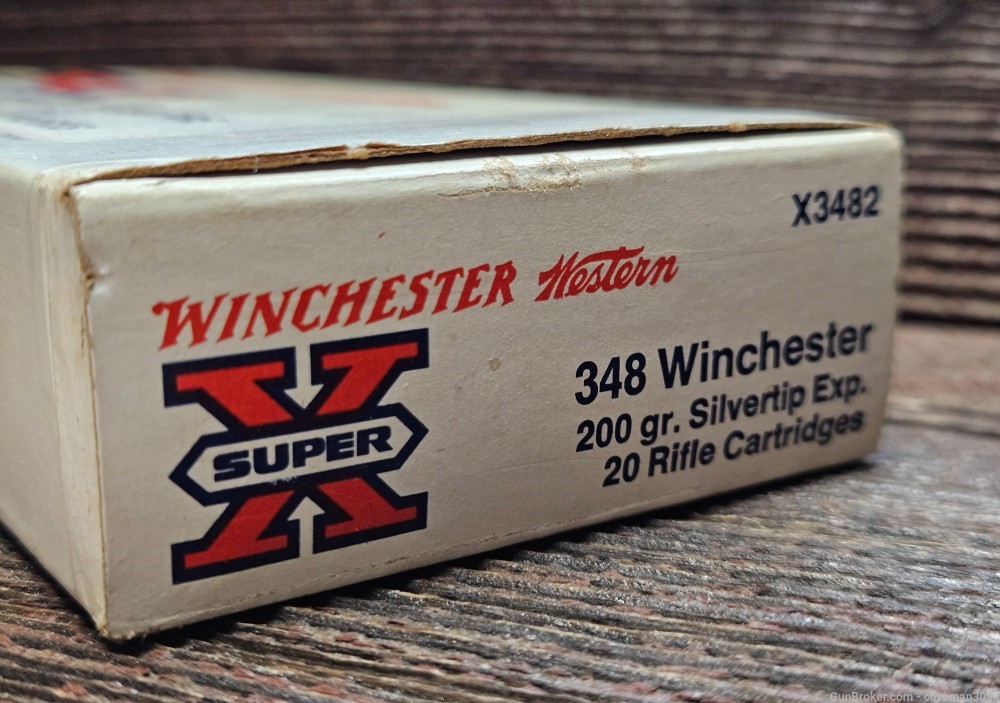 Winchester 348 Win 200gr Silvertip Ammo 18 Rounds-img-0
