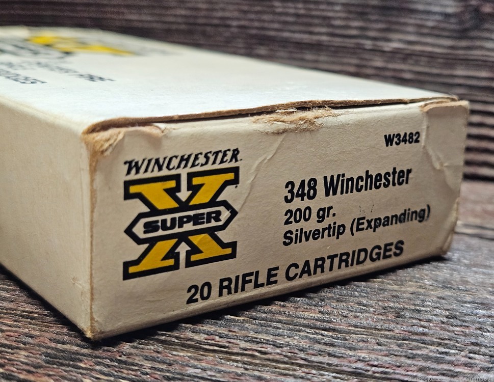 Winchester 348 Win 200gr Silvertip Ammo 20 Rounds -img-0
