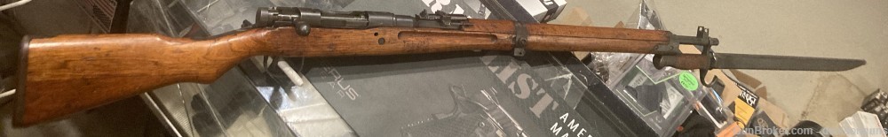 Arisaka Type 99 WWII  7.7x58mm w/bayonet very good(no card fees added)-img-0