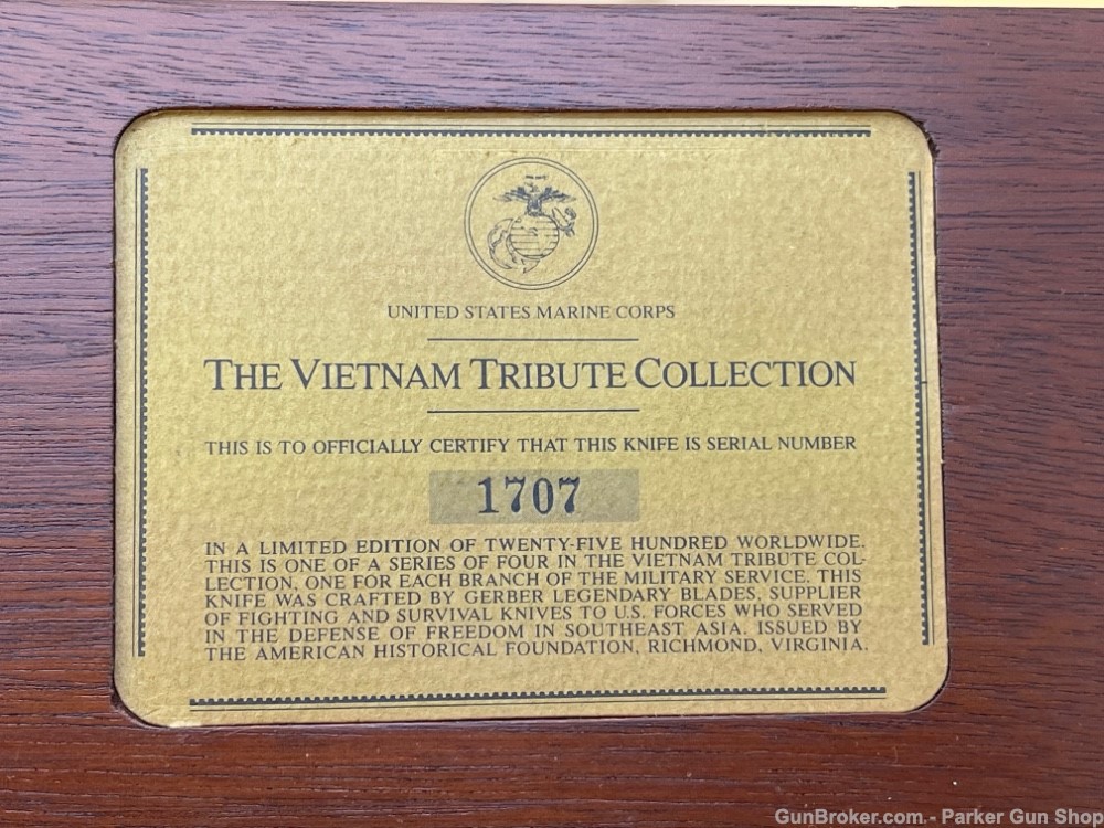 Vietnam Tribute Collection By Gerber Legendary Blades 4 Knives -img-17