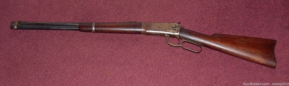 Winchester Model 1894 SRC Saddle Ring Carbine rifle Mfg. 1899 Cowboy action-img-0
